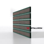 Планкен для забора Printec под дерево 120 mm RAL 6005 – покрытие полиэстер, толщина 0,45 мм в Волгограде  | фото 3