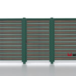 Планкен для забора Printec под дерево 120 mm RAL 6005 – покрытие полиэстер, толщина 0,45 мм в Волгограде  | фото 6