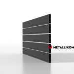 Планкен для забора ранчо 120 mm RAL 7024 – покрытие матовое, толщина 0,45 мм в Волгограде  | фото 3